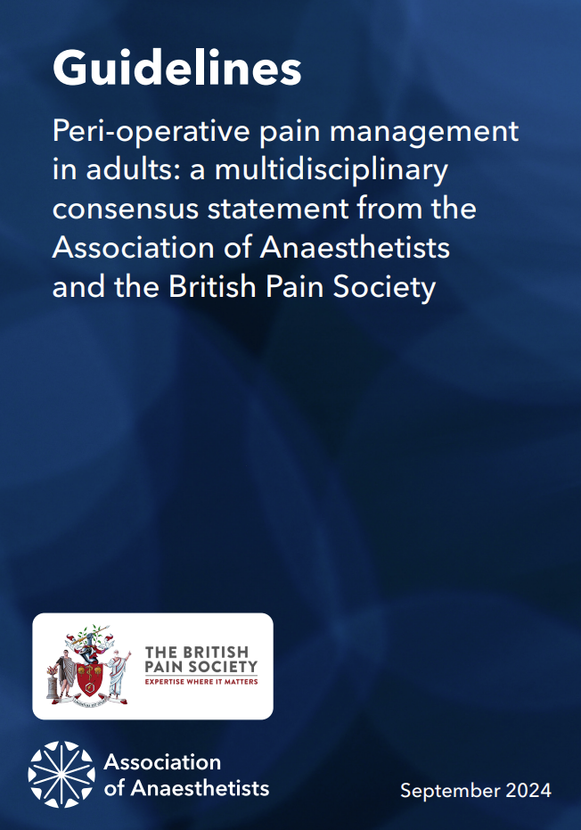 Peri-operative management of post-surgical pain (September 2024)